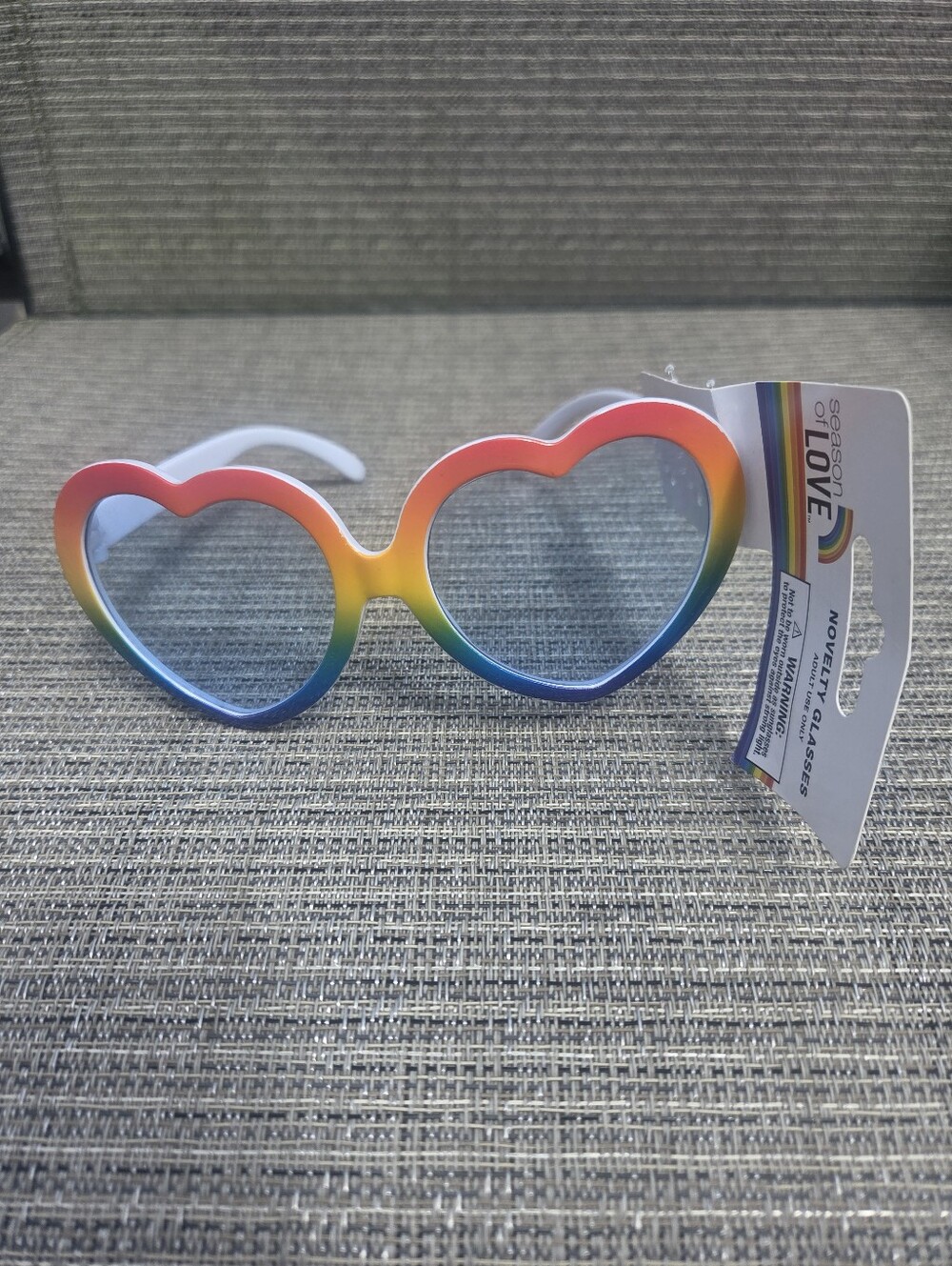 FREE Rainbow Pride Heart Shaped Glasses